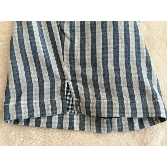 Draper's & Damon's Capri Cotton Elastic/Tie Waist Pull-on Pants Blue/White Sz 3X - Picture 8 of 13